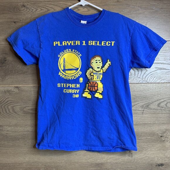 Golden State Warriors Shirts Stephen Curry Player 1 Select Size Medium - Picture 2 of 6